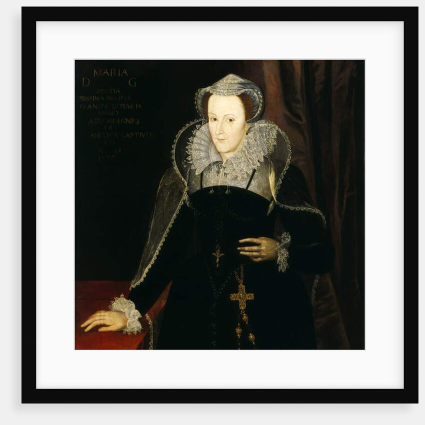 Portrait of Mary Stuart, Queen of Scots, 1578 by Nicholas Hilliard