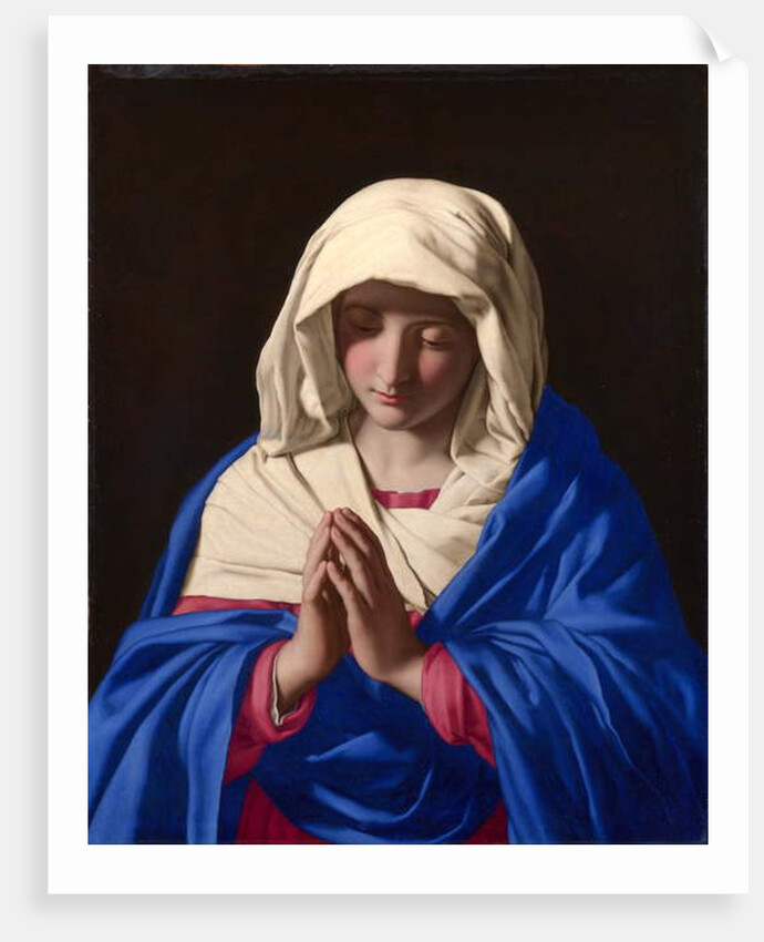 The Virgin in Prayer, 1640-50 by Il Sassoferrato