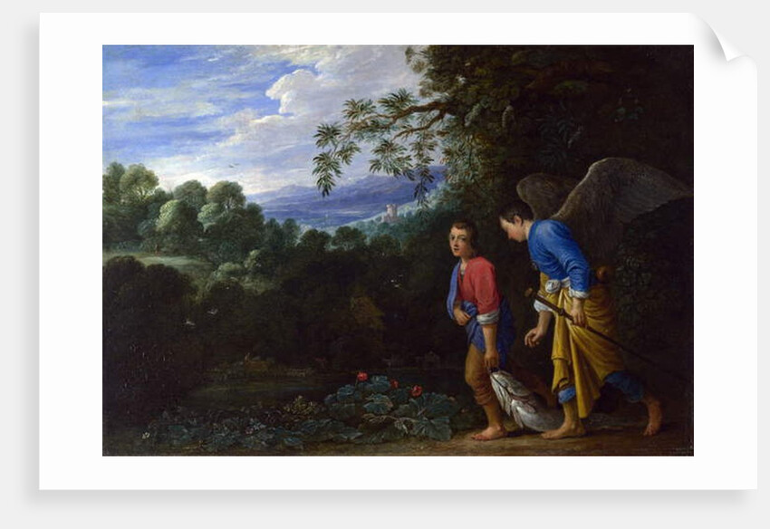 Tobias and the Archangel Raphael, c.1650 by Adam (after) Elsheimer
