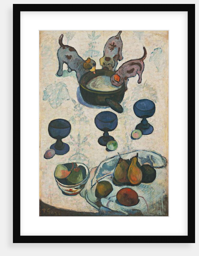 Still Life with Three Puppies, 1888 by Paul Gauguin