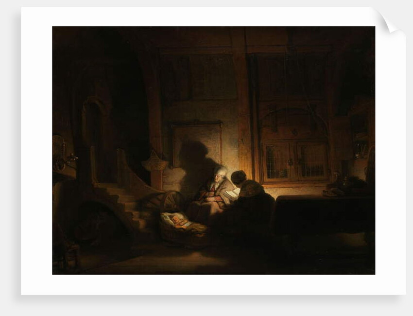 The Holy Family at Night, c.1642-48 by (studio of) Rembrandt Harmensz. van Rijn