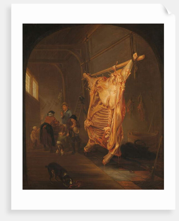 The Slaughtered Ox, 1635-55 by Abraham van den Hecken