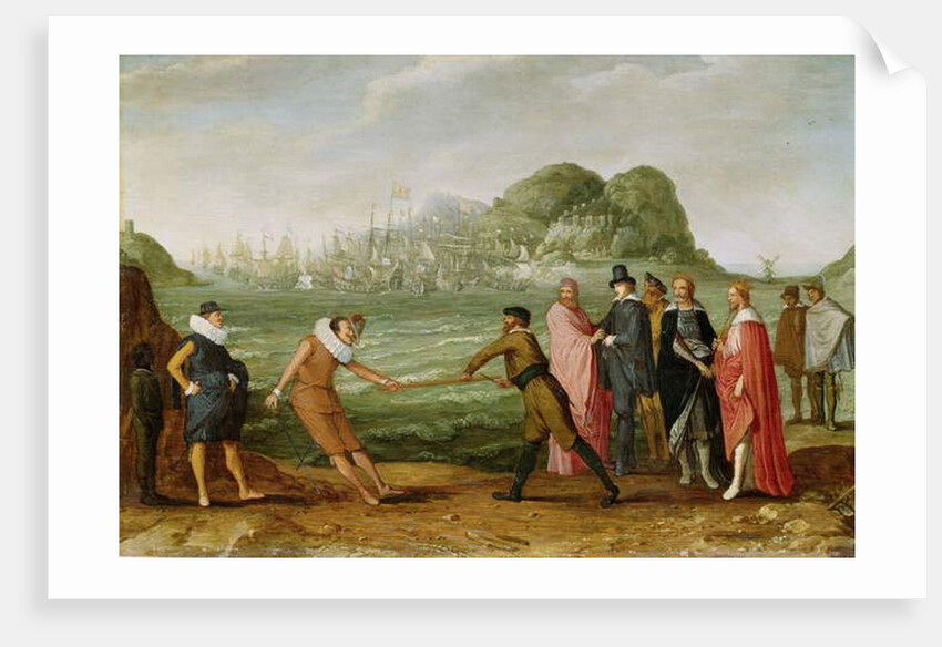 Allegory of the Victory of the Dutch over the Spanish Fleet at Gibraltar on 25 April 1607, c.1615-30 by Adam Willaerts