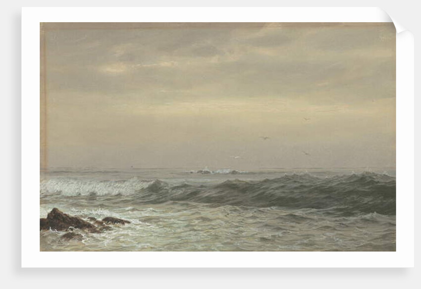 Rocks and Breaking Waves, c.1870 by William Trost Richards