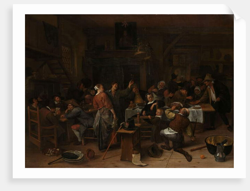 Prince’s Day, 1660-79 by Jan Havicksz. Steen