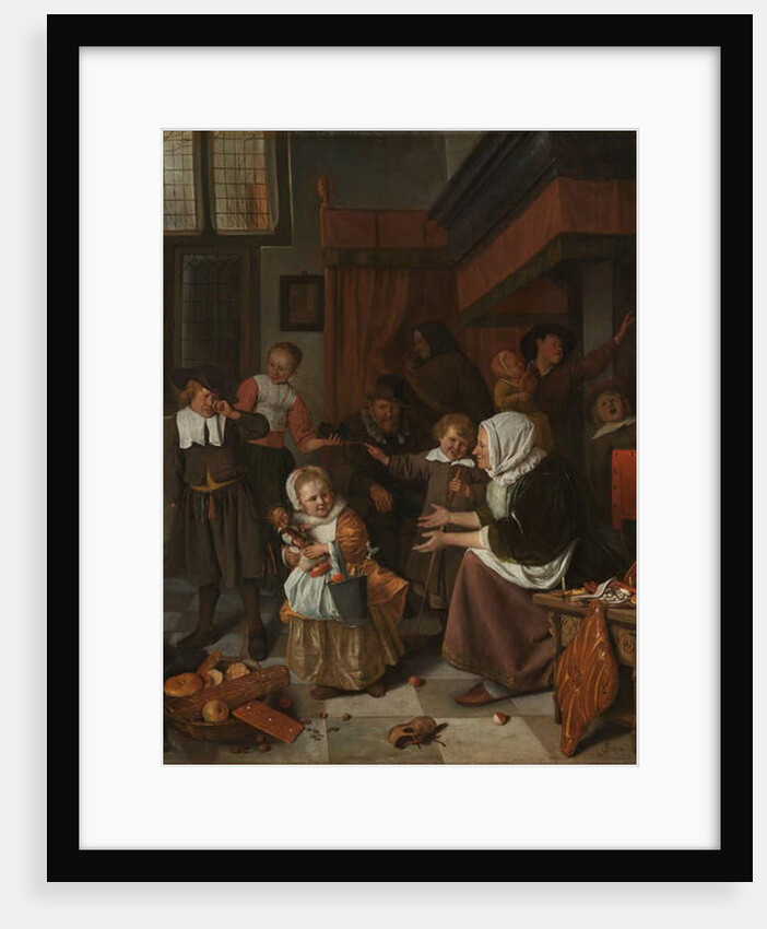 The Feast of St Nicholas, 1665-68 by Jan Havicksz. Steen