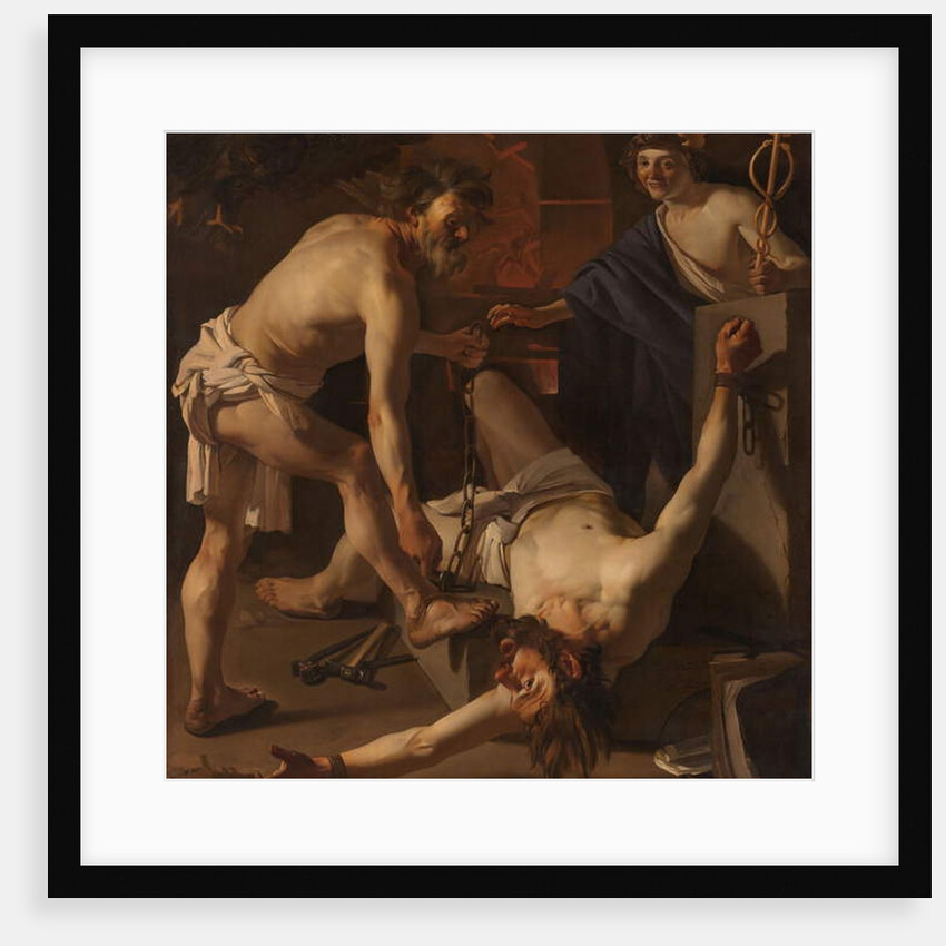 Prometheus Being Chained by Vulcan, 1623 by Theodore van called Dirk Baburen