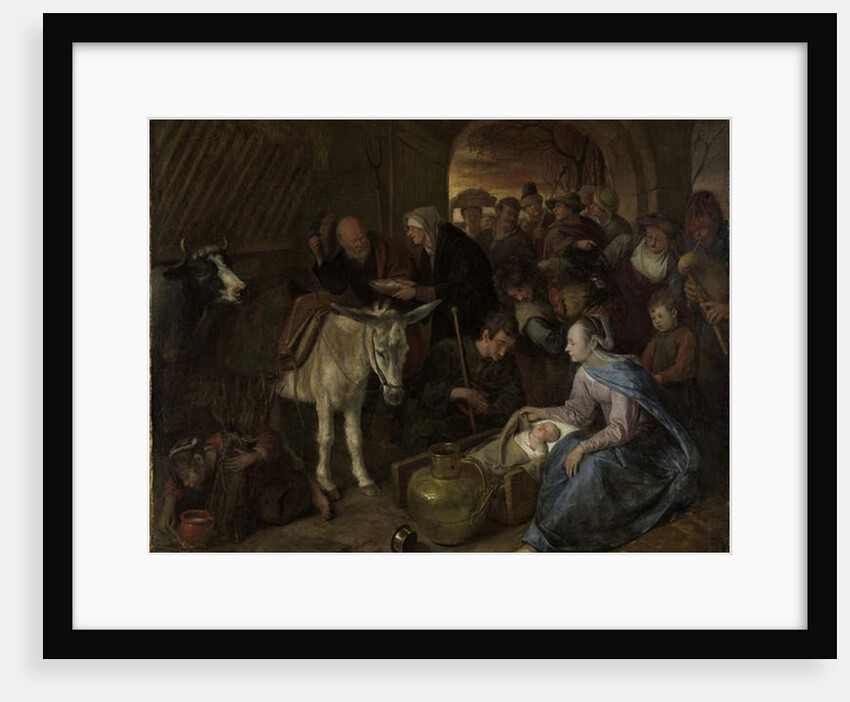 The adoration of the shepherds, 1660-79 by Jan Havicksz. Steen