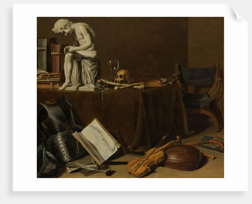 Vanitas Still Life with the Spinario, 1628 by Pieter Claesz
