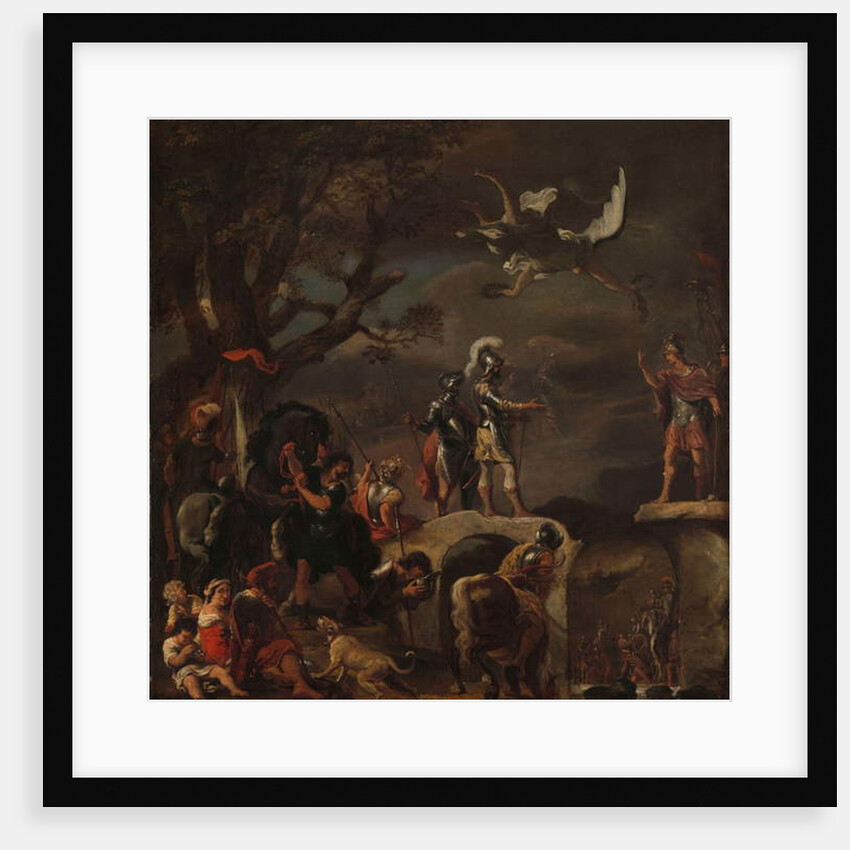 The Peace Negotiations between Claudius Civilis and Quintus Petillius Cerealis on the Demolished Bridge, 1658-62 by Ferdinand Bol