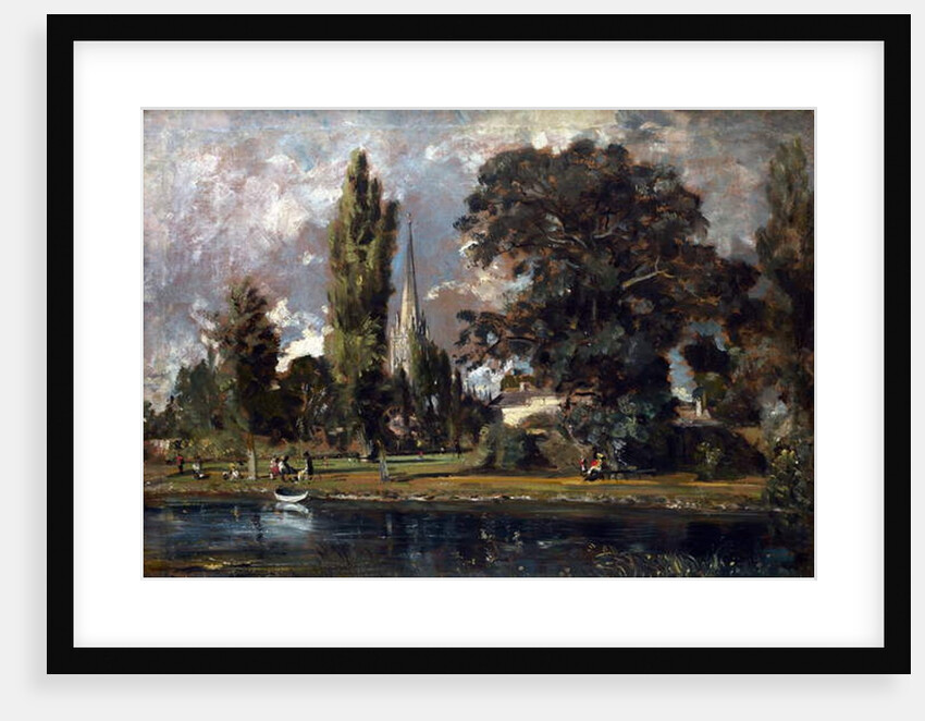 Salisbury Cathedral and Leadenhall from the River Avon, 1820 by John Constable