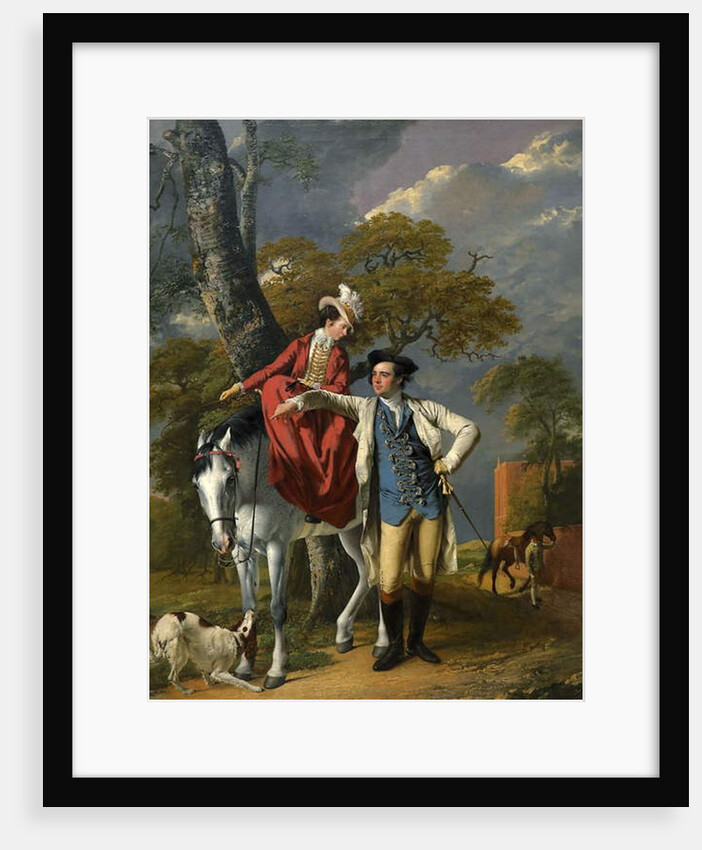 Mr. and Mrs. Thomas Coltman, c.1770-72 by Joseph Wright of Derby