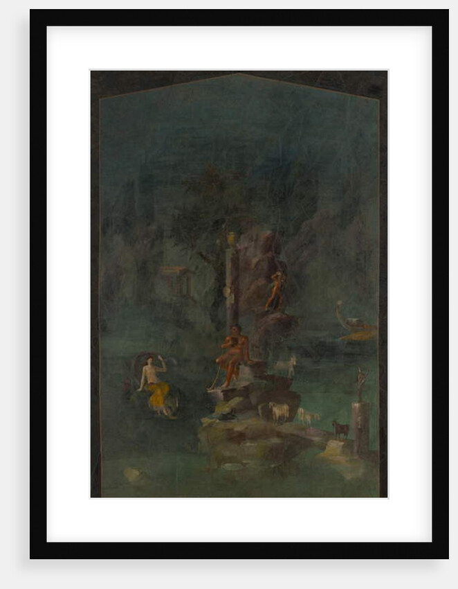 Polyphemus and Galatea in a landscape by Roman