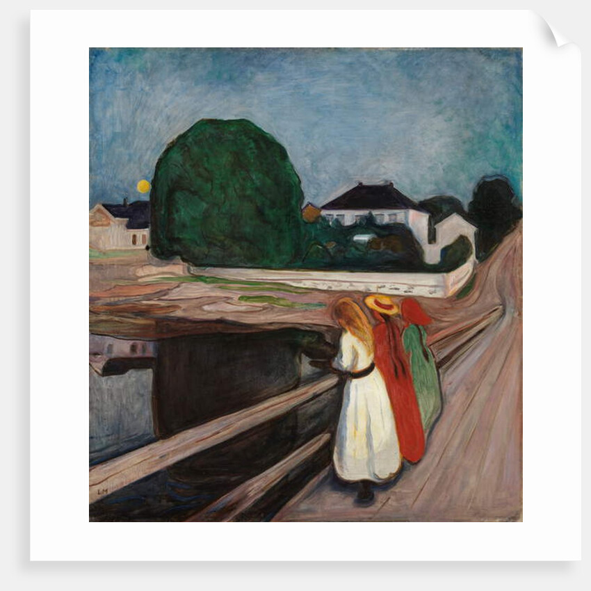 Girls on the Pier, c.1901 by Edvard Munch