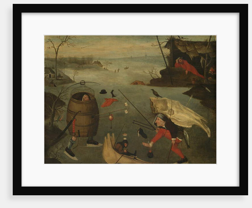 Grotesque Duel on the Ice, c.1560 by Pieter Huys