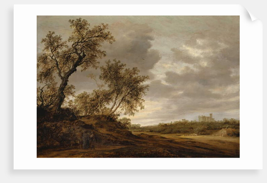 On the Way to Emmaus, 1643 by Salomon van Ruisdael