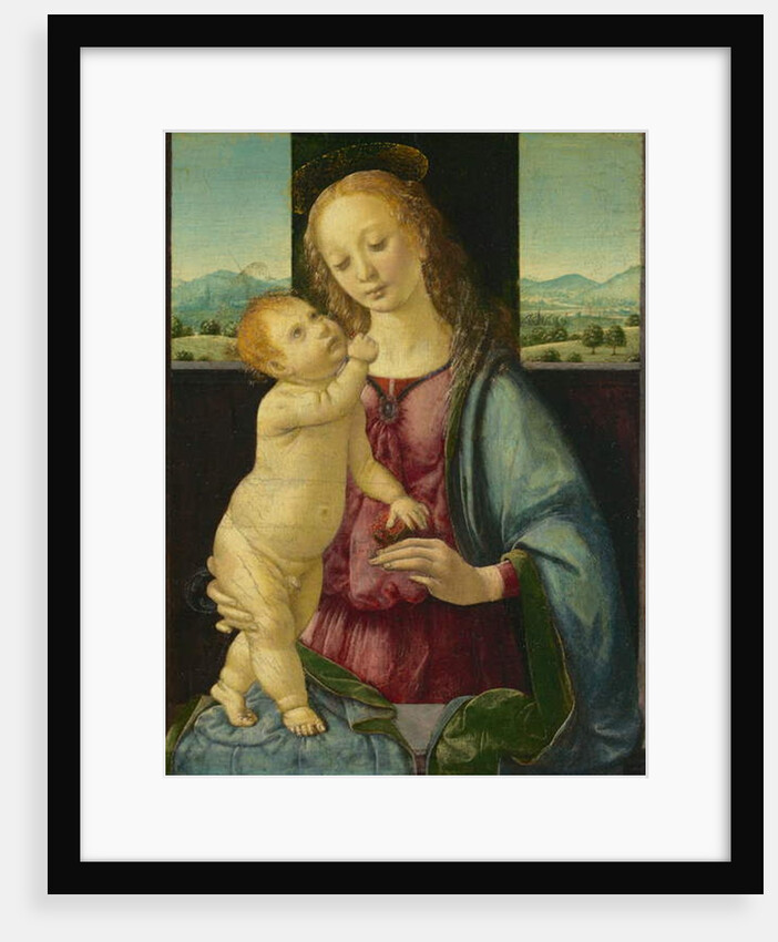 Madonna and Child with a Pomegranate, 1475-80 by Lorenzo di Credi