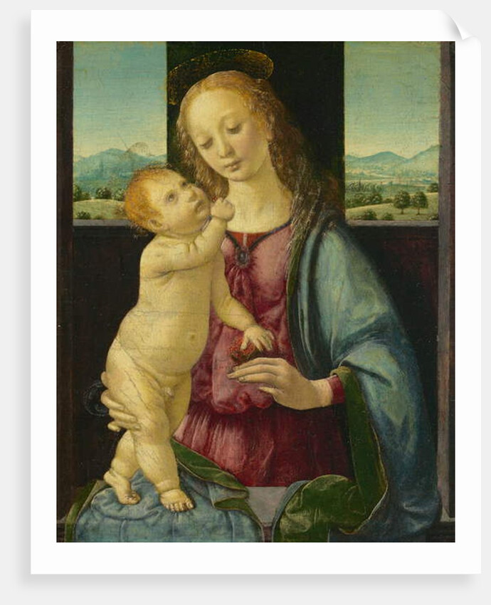 Madonna and Child with a Pomegranate, 1475-80 by Lorenzo di Credi