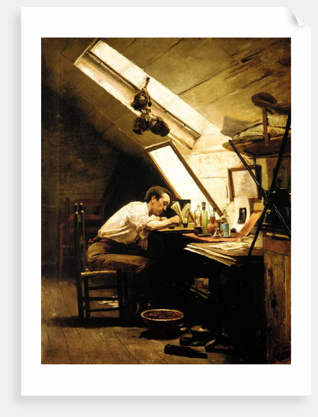 The Etcher, c.1887-89 by Stacy Tolman