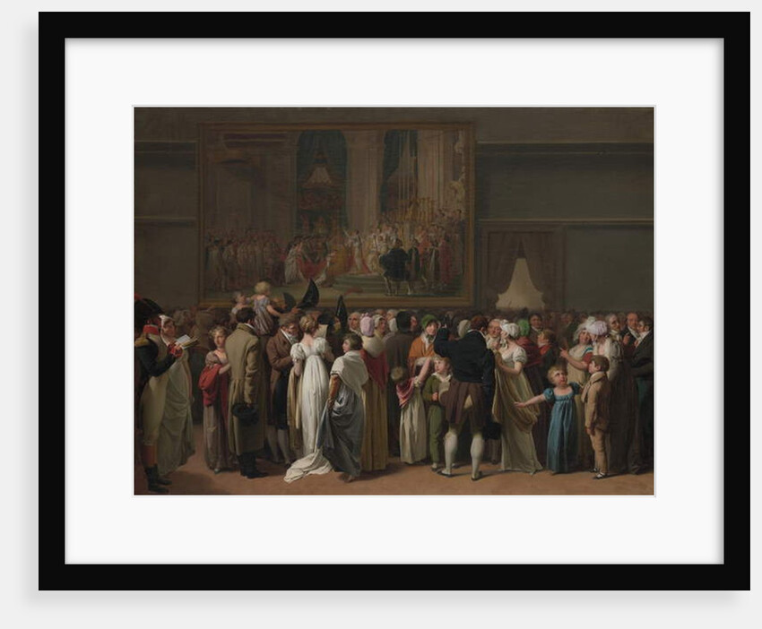 The Public Viewing David’s 'Coronation' at the Louvre, 1810 by Louis Leopold Boilly