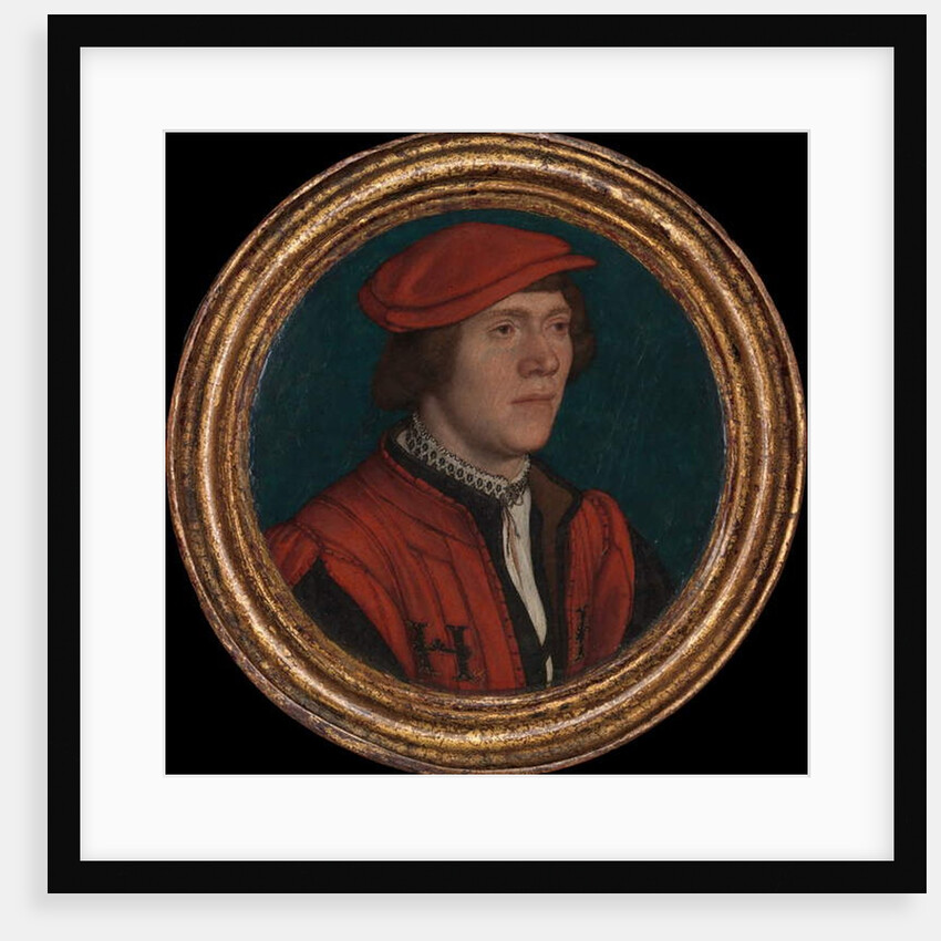 Portrait of a Man in a Red Cap, 1532-35 by Hans Holbein the Younger