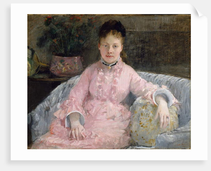 The Pink Dress, c.1870 by Berthe Morisot