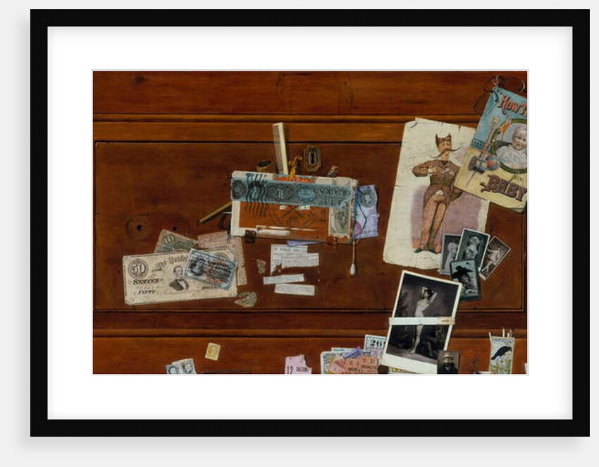 A Bachelor's Drawer, 1890–94 by John Haberle