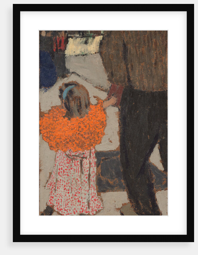 Child wearing a red scarf, c.1891 by Edouard Vuillard