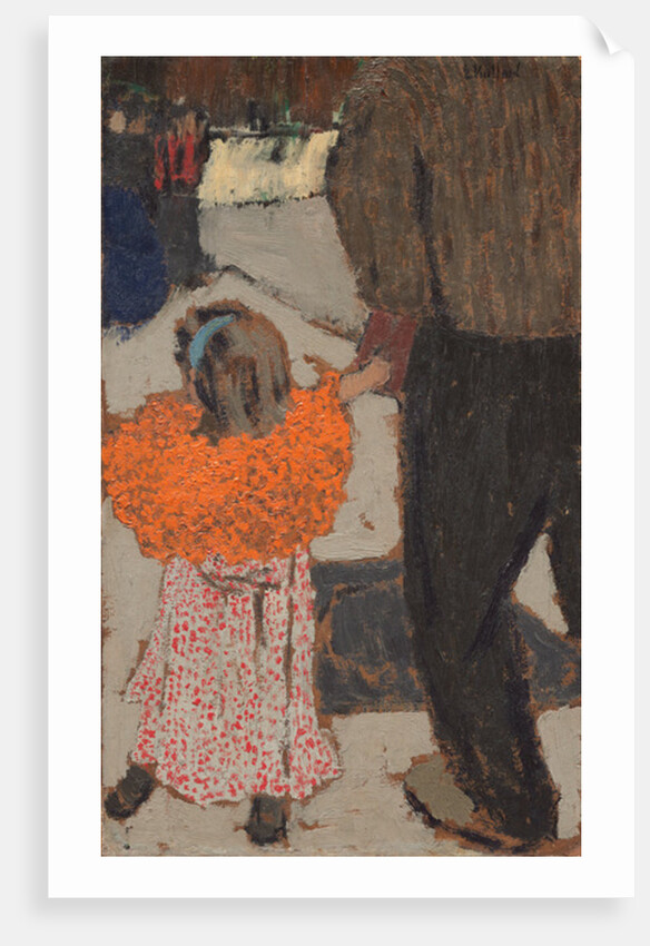 Child wearing a red scarf, c.1891 by Edouard Vuillard