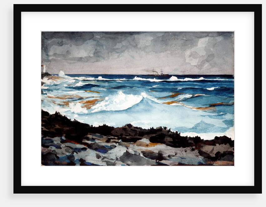 Shore and Surf, Nassau, 1899 by Winslow Homer