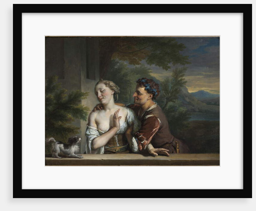 A Man Trying to embrace a Woman by Karel de Moor