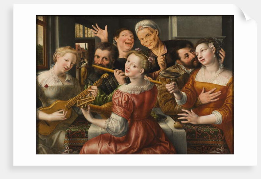 A Merry Company by Jan Massys or Metsys