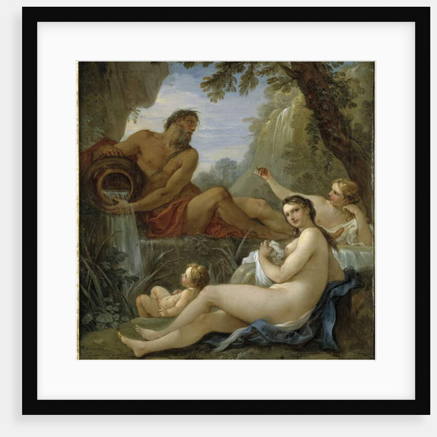 Rivergod and Spring Nymph by Charles Joseph Natoire