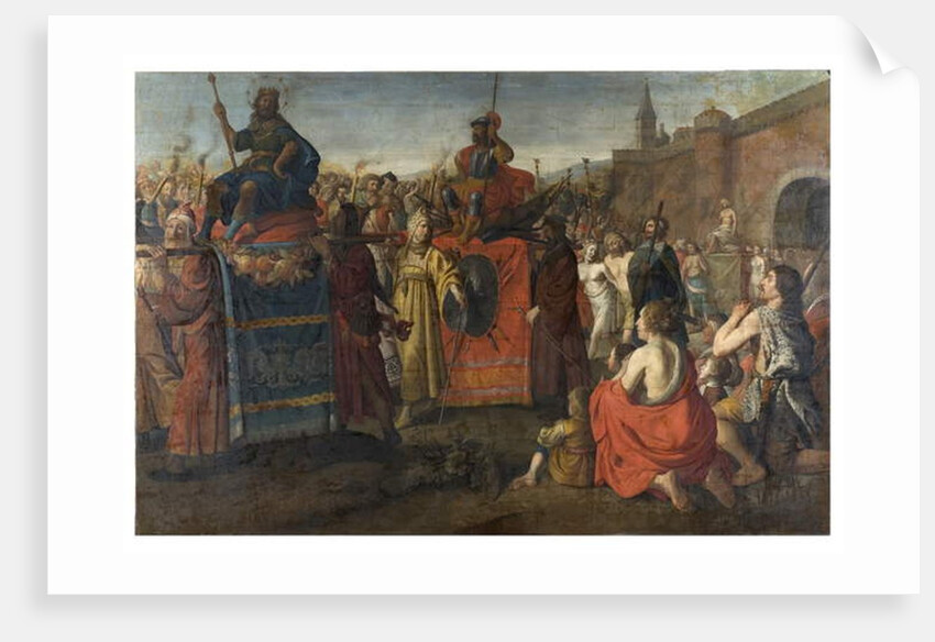 A Roman Triumphal Parade, 1641 by Simon Peter Tilemann