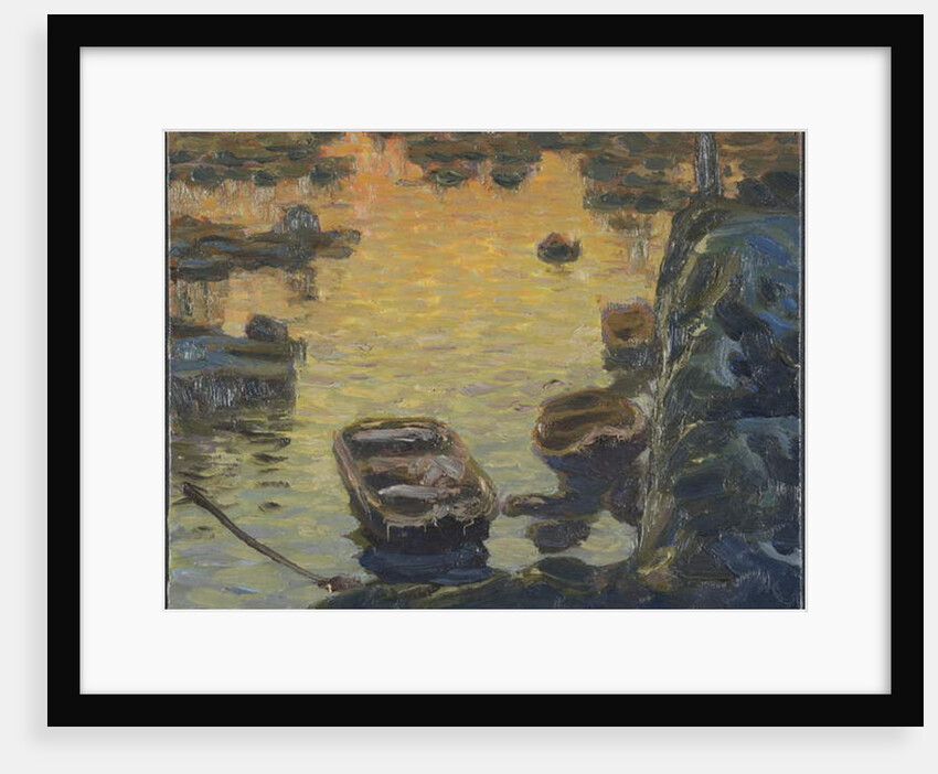 A Spring Night during the Fishing Season. Study from Lofoten, 1910 by Anna Katarina Boberg