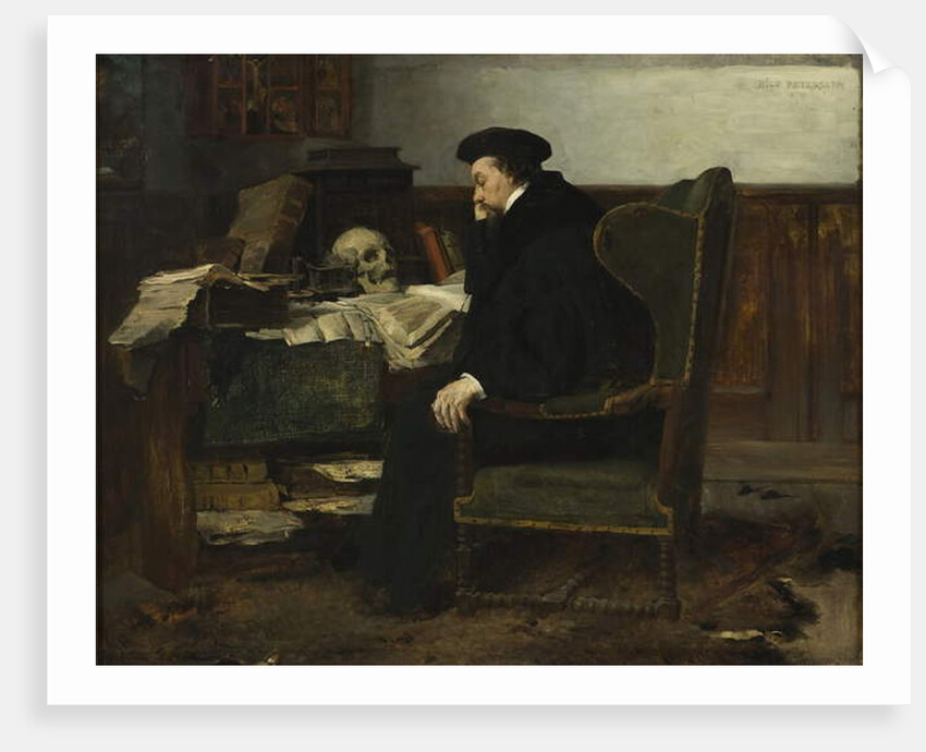 Absorbed in his Studies, 1874 by Hjalmer Eilif Emanuel Peterssen