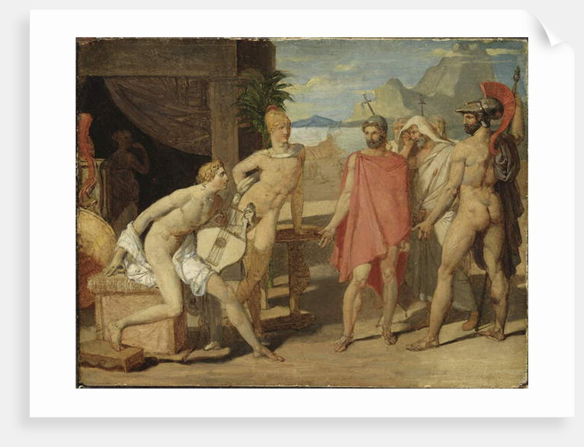 Achilles Receiving in his Tent the Envoys of Agamemnon, 1801 by Jean Auguste Dominique Ingres