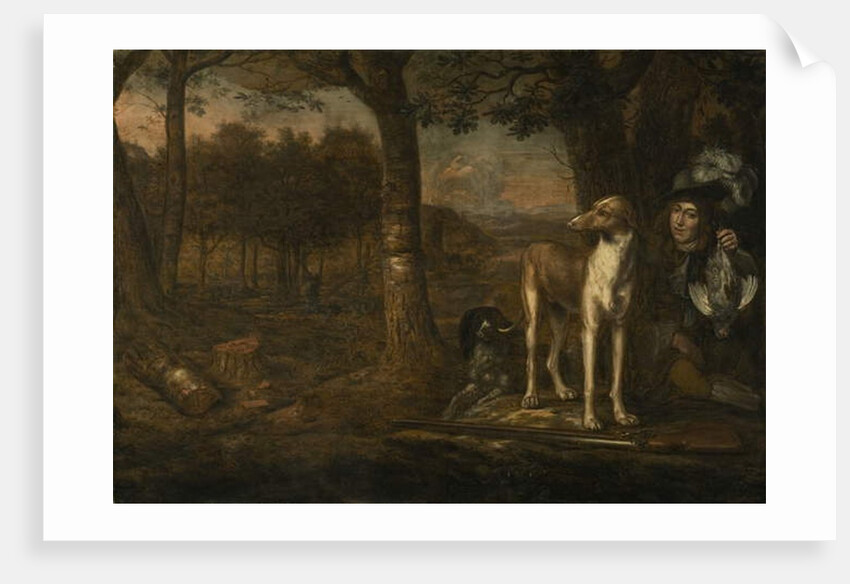 After the Hunt by Govert Dircksz. Camphuysen