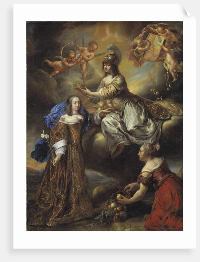 Allegory of Queen Hedvig Eleonora as Minerva, 1654 by Jurgen Ovens