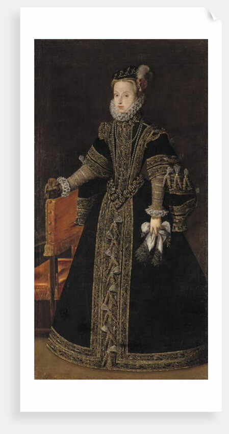 Anna of Austria, Queen of Spain, c.1570 by Alonso Sanchez Coello