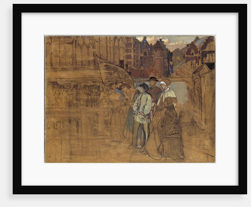 Archery Feast in Antwerp in the 16th Century, c.1850 by Jan August Hendrik Baron Leys