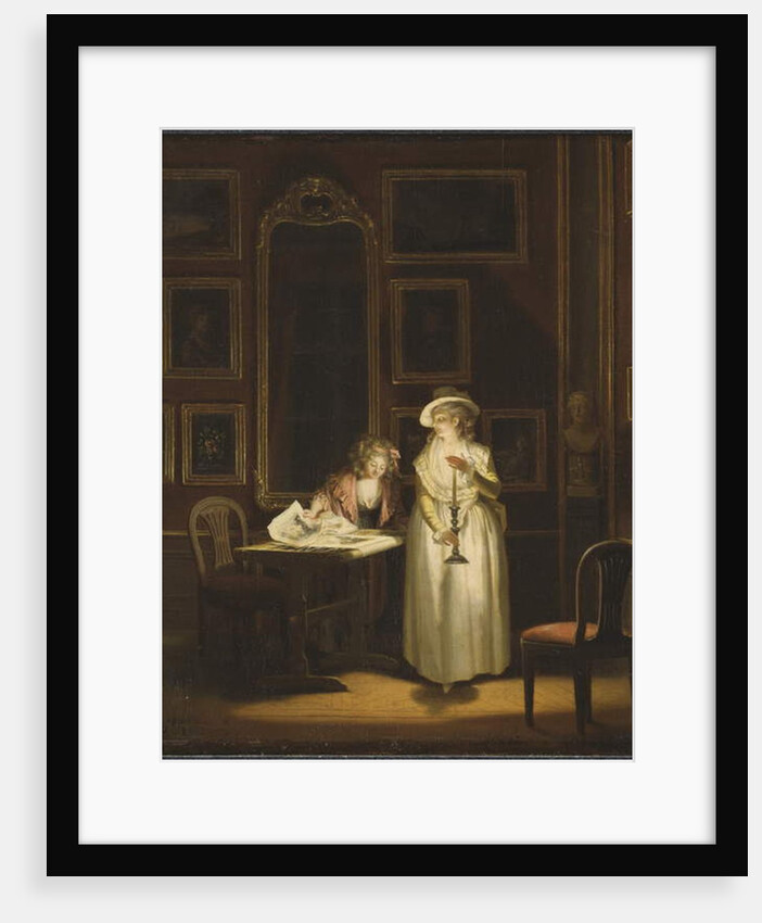 At the Embroidery-Frame by Pehr Hillestrom