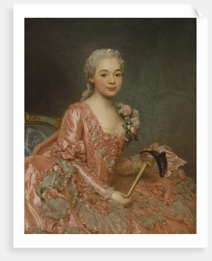 Baroness de Neubourg-Cromière, 1756 by Alexander Roslin