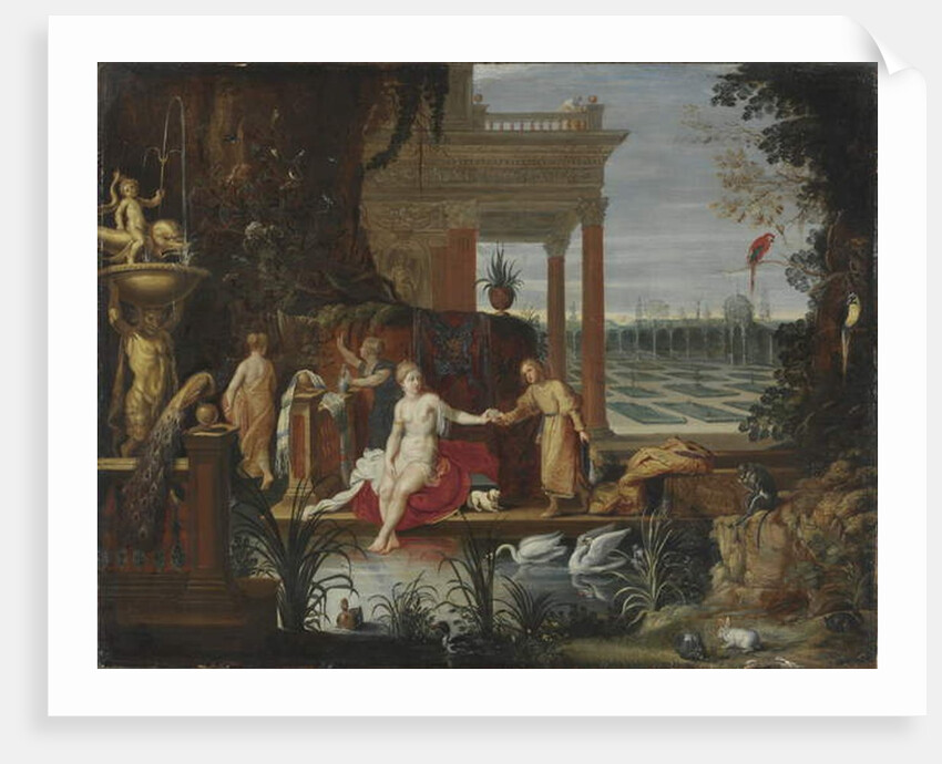 Bathseba in the Bath Receiving the Letter from King David, c.1600 by Hendrick van and Brueghel Jan (1568-1625) Balen