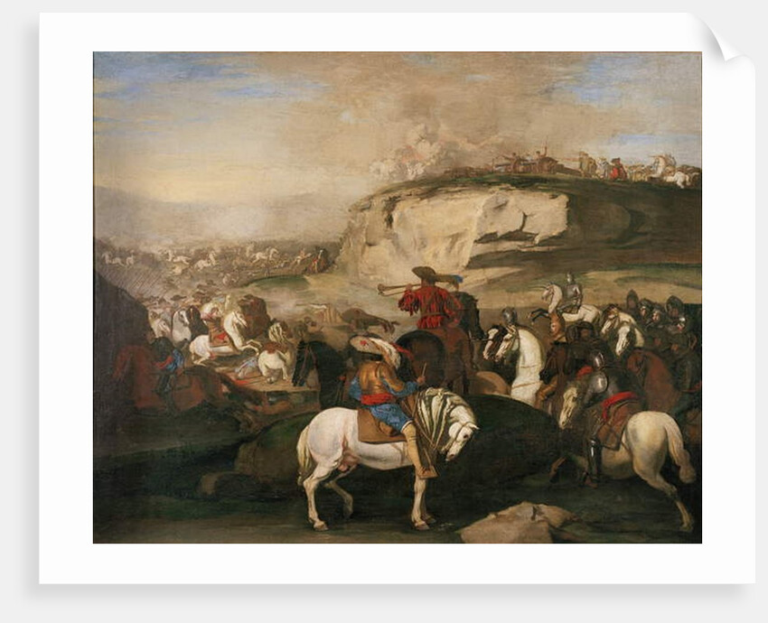 Battle Scene, c.1630-39 by Aniello Falcone