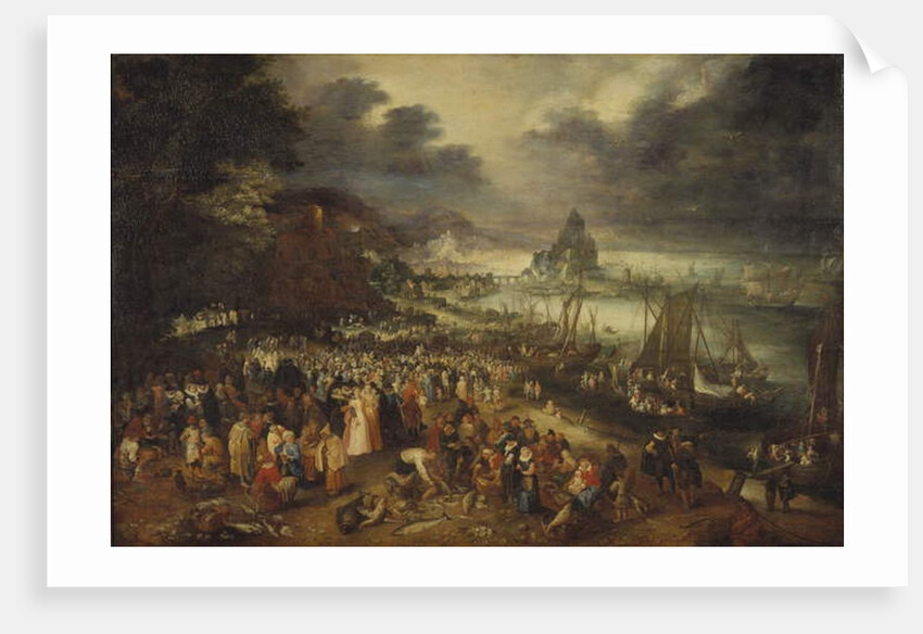 Christ Preaching from the Boat, 1606 by Jan the Elder Brueghel