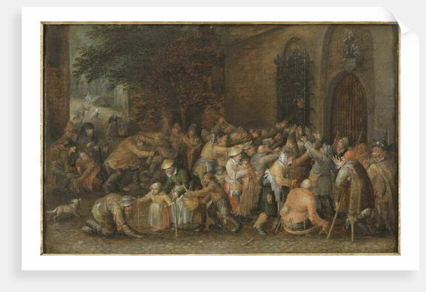 Distributing Alms, c.1610 by David Vinckeboons