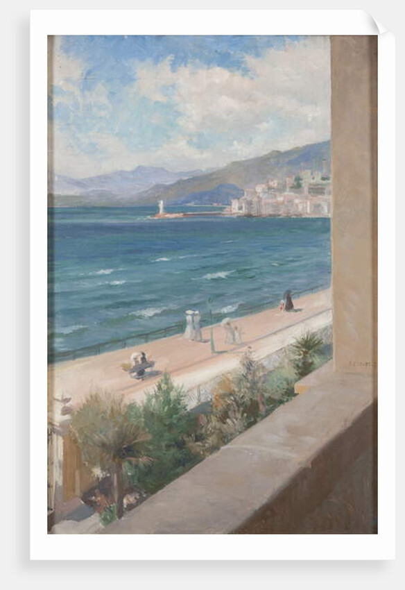 From my Window in Cannes, 1891 by Albert Gustaf Aristides Edelfelt
