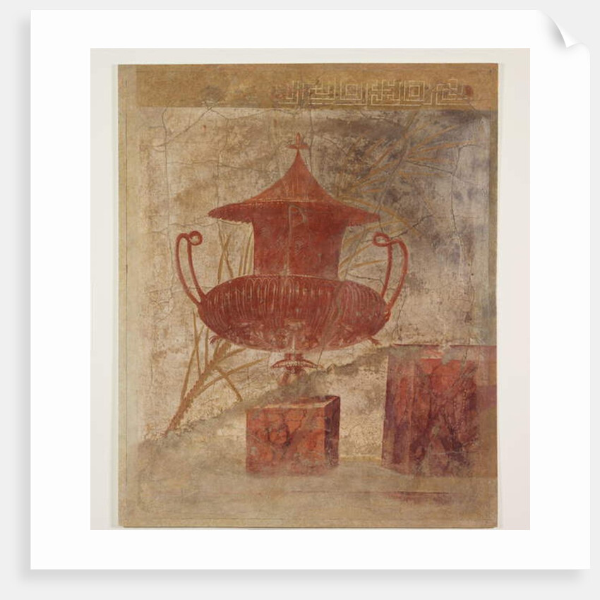 Wall painting fragment from the peristyle of a Villa at Boscoreale, c.50–40 B.C. by Roman Republican Period