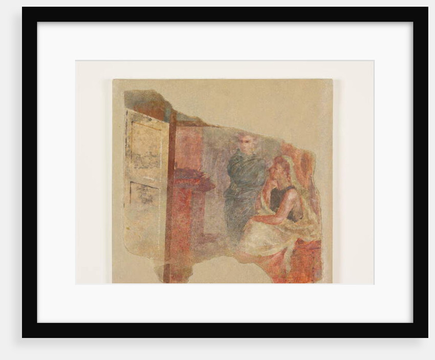 Wall painting fragment from the perisytle of the Villa at Boscoreale, c.50–40 B.C. by Roman Republican Period